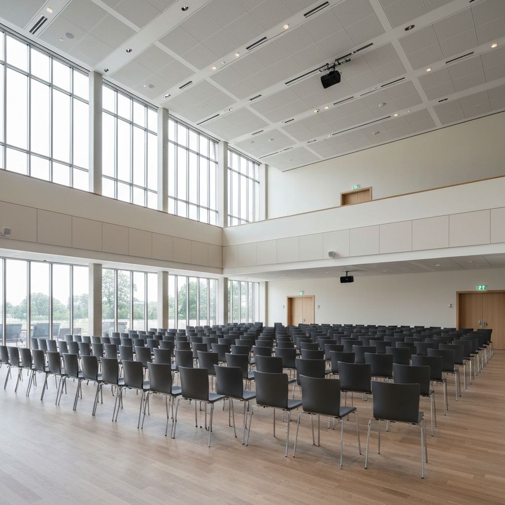 Conference venue interior